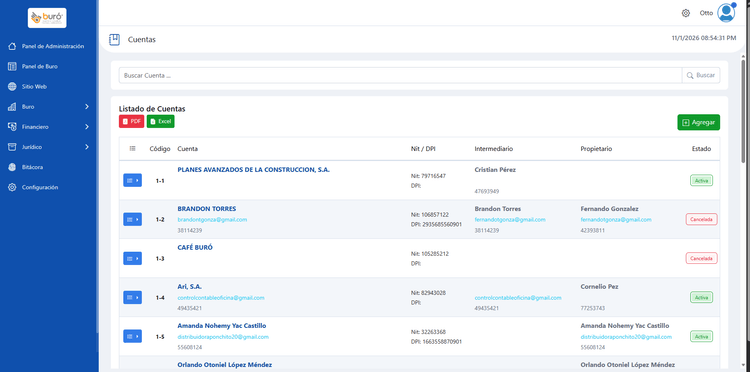 BuroSoft screenshot 2