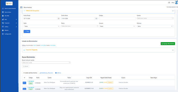 BuroSoft screenshot 5